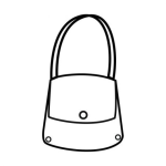 Dibujo para colorear Colorear Bolsa De Cuero De Mujer
