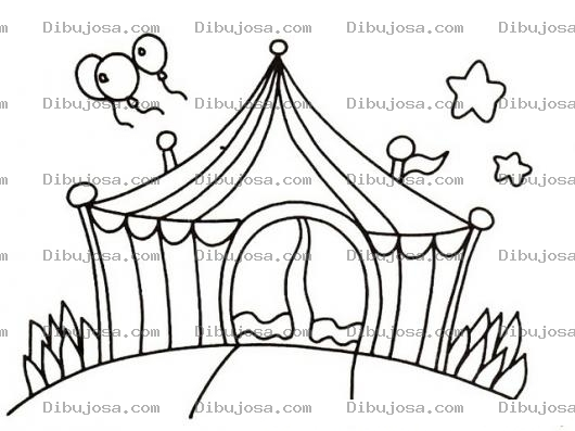 Dibujo para colorear Circo Para Colorear