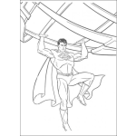 Dibujo para colorear Superman Atlas