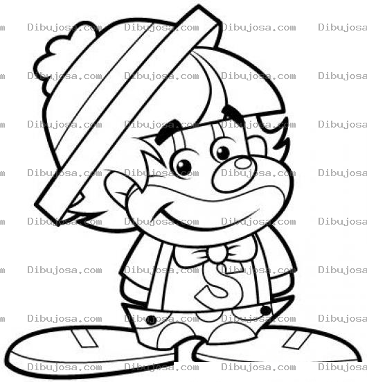 Dibujo para colorear Colorear Payasito Enanito