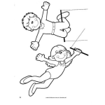 Dibujo para colorear Colorear Trapecistas