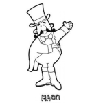 Dibujo para colorear Colorear Mago De Circo