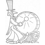 Dibujo para colorear Colorear Payasos Con Tambor