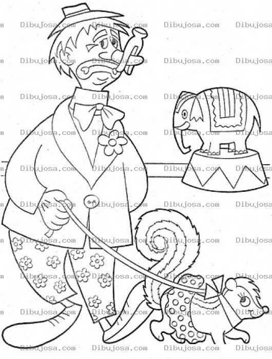Dibujo para colorear El Paseo Del Zorrillo Para Colorear