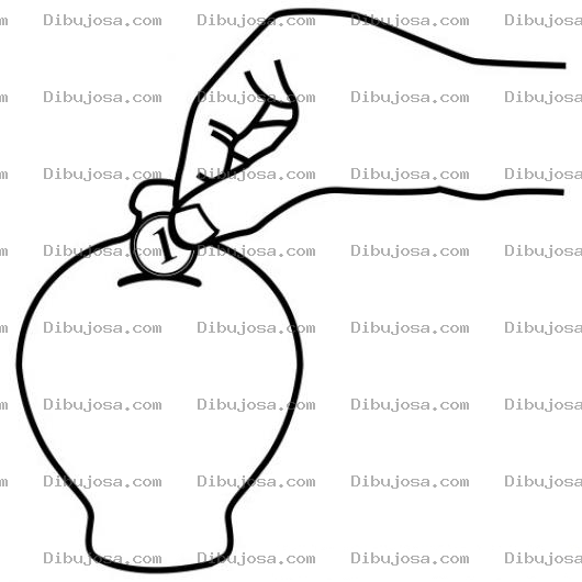 Dibujo para colorear Colorear Ahorro