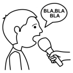 Dibujo para colorear Colorear Politico Candidato A Diputado