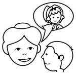 Dibujo para colorear Dibujo Del Cuento De Caperucita Para Colorear