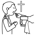 Dibujo para colorear Colorear Primera Comunion