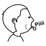 Dibujo para colorear Colorear Arbitro Con Pito