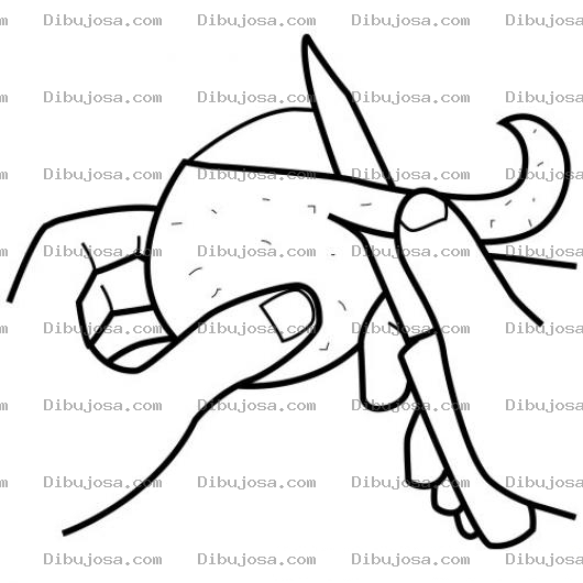 Dibujo para colorear Colorear Pelando Papa