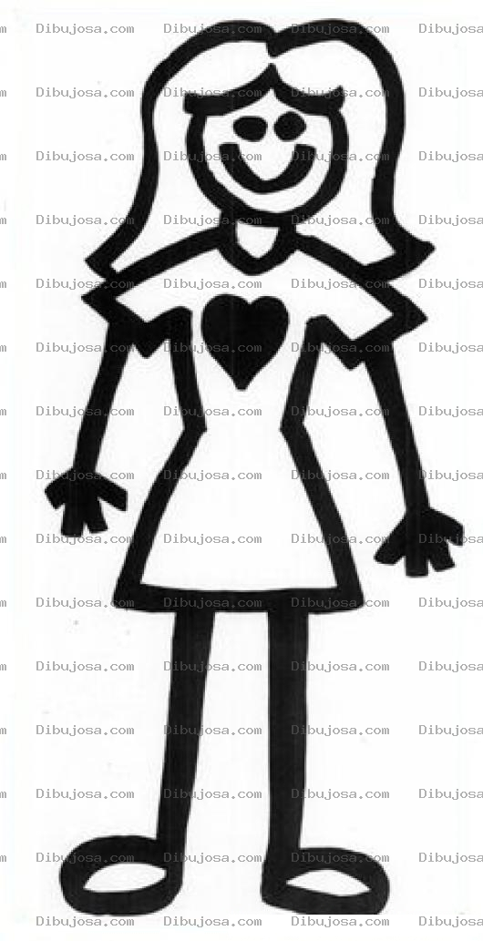 Dibujo para colorear Colorear Mama