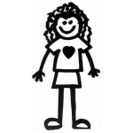 Dibujo para colorear Clorear Morocha Colocha En Minifalda