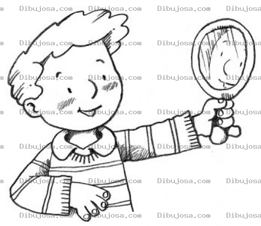 Dibujo para colorear Colorear Patojo Vanidoso Y Narcisisista