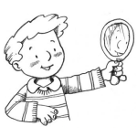 Dibujo para colorear Colorear Patojo Vanidoso Y Narcisisista