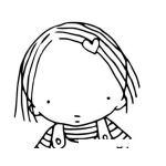 Dibujo para colorear Colorear Bebita Triste