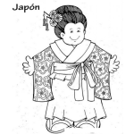 Dibujo para colorear Colorear Japonesita
