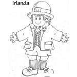 Dibujo para colorear Colorear Irlandes