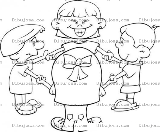 Dibujo para colorear Colorear Rueda De Ninos