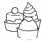 Dibujo para colorear Postresitos Para Colorear