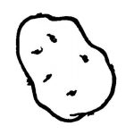 Dibujo para colorear Papa Para Colorear