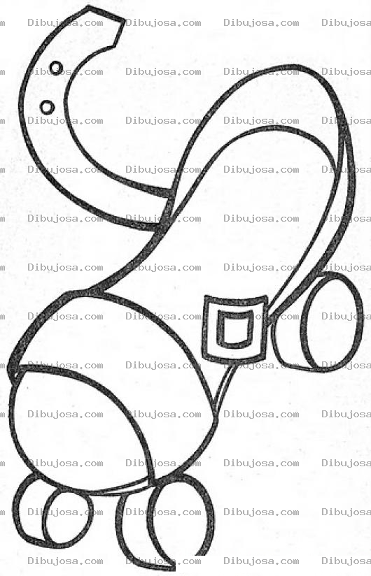 Dibujo para colorear Colorear Patin De Rueditas