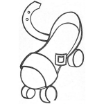 Dibujo para colorear Colorear Patin De Rueditas