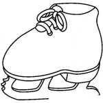 Dibujo para colorear Colorear Patin De Hielo