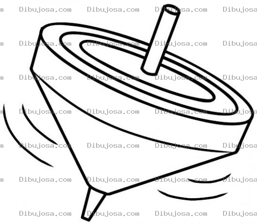 Dibujo para colorear Colorear Trompo