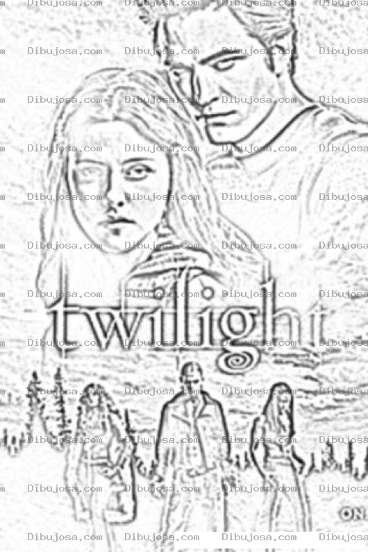 Dibujo para colorear Twilight Coloring Page