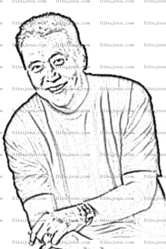 Dibujo para colorear Robert Kiyosaki Para Colorear Richdad Coloring Page