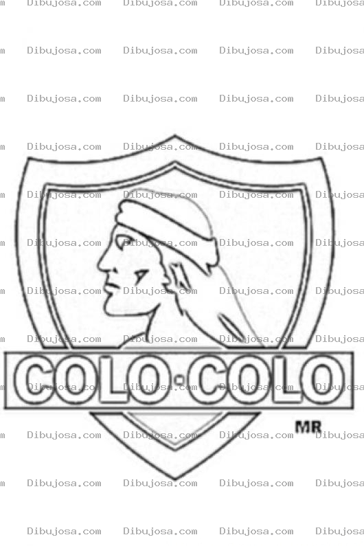 Dibujo para colorear Colo Colo Para Colorear