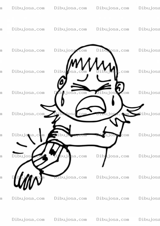 Dibujo para colorear Colorear Quebradura Brazo Quebrado
