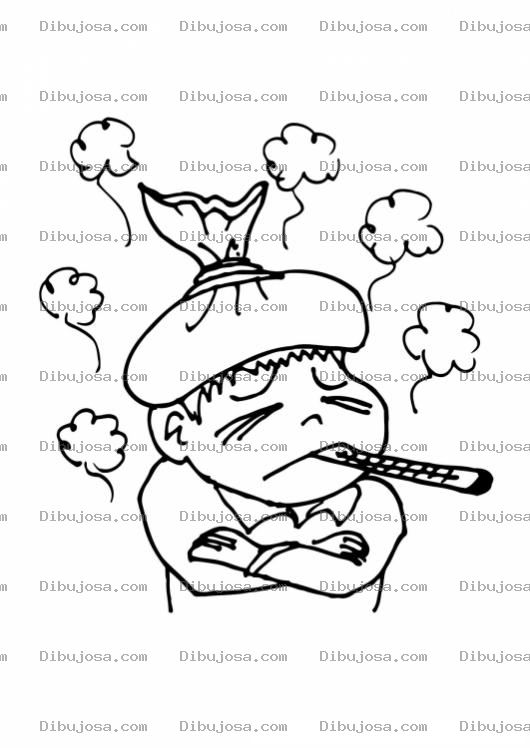 Dibujo para colorear Calentura Y Fiebre Para Colorear