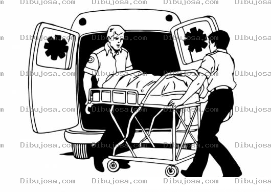 Dibujo para colorear Paramedicos Para Colorear