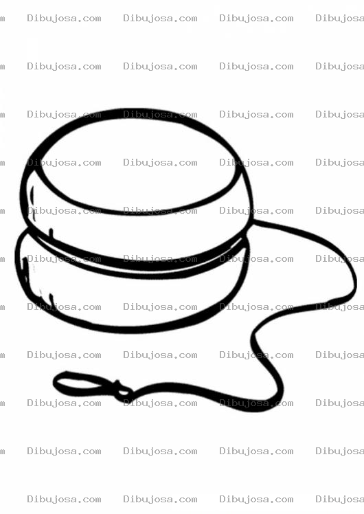 Dibujo para colorear Colorear Yoyo