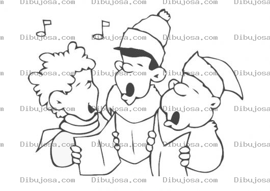 Dibujo para colorear Villancicos Para Colorear