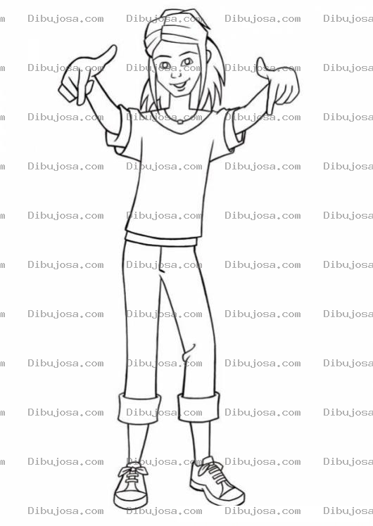 Dibujo para colorear Mami Yankee Para Colorear