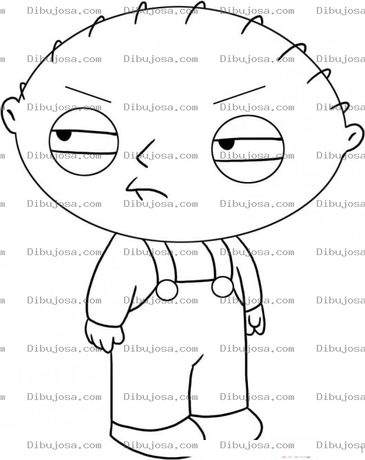 Dibujo para colorear Stewie Griffin Para Colorear