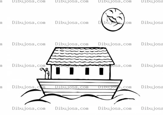 Dibujo para colorear Dibujo Del Arca De Noe Para Colorear