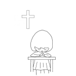 Dibujo para colorear Dibujo De Nena Rezando