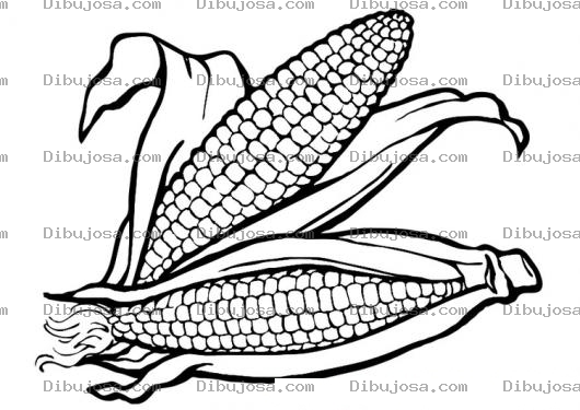 Dibujo para colorear Elotes Para Colorear
