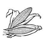 Dibujo para colorear Elotes Para Colorear