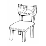 Dibujo para colorear Silla De Kinder Y Prekinder Para Pintar