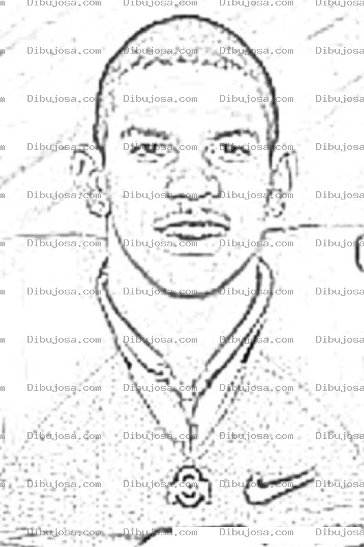 Dibujo para colorear Terrelle Pryor Jugador De Futbol Americano Para Colorear Coloring Page