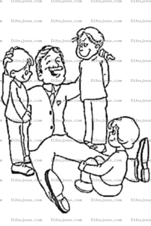 Dibujo para colorear Colorear Dia De Papa