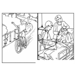 Dibujo para colorear Colorear Accidente De Bicicleta