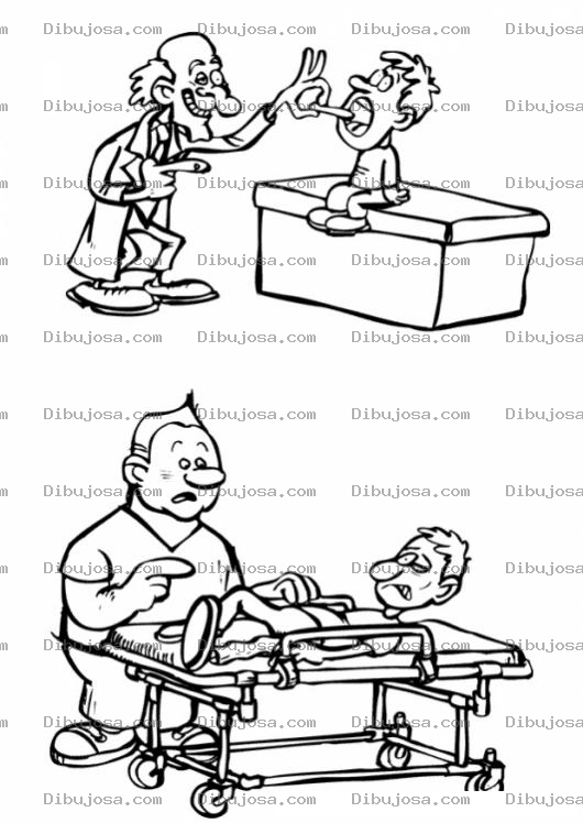 Dibujo para colorear Colorear Medico Y Paramedico