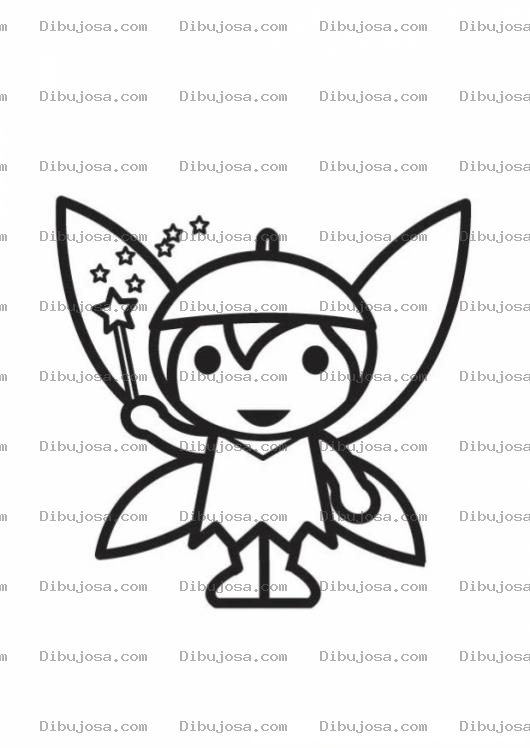 Dibujo para colorear Colorear Hadita Madrina