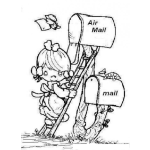 Dibujo para colorear Revisar correo de Precios moments