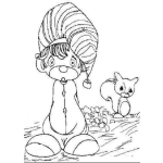 Dibujo para colorear Payaso de Precius moments para colorear